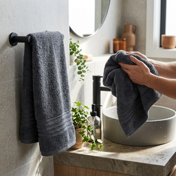 3-Pack Snag-Free Cotton Hand Towels