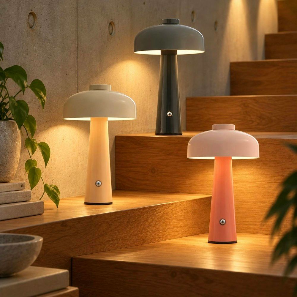 2x Portable Rechargeable Water-Resistant LED Lamps_0