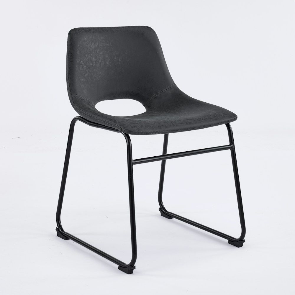 2x Savoy PU Leather Dining Chairs_3