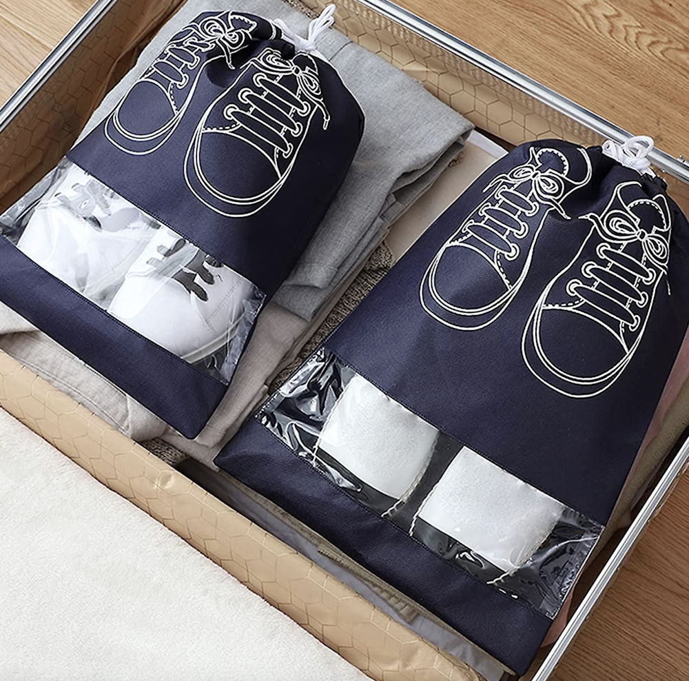 4x Dust-Proof Shoe Travel Bags_0