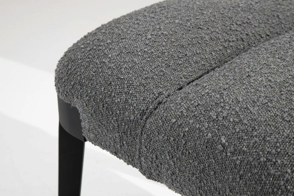 Elegant Polyester Bouclé Bench_3