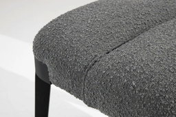 Elegant Polyester Bouclé Bench
