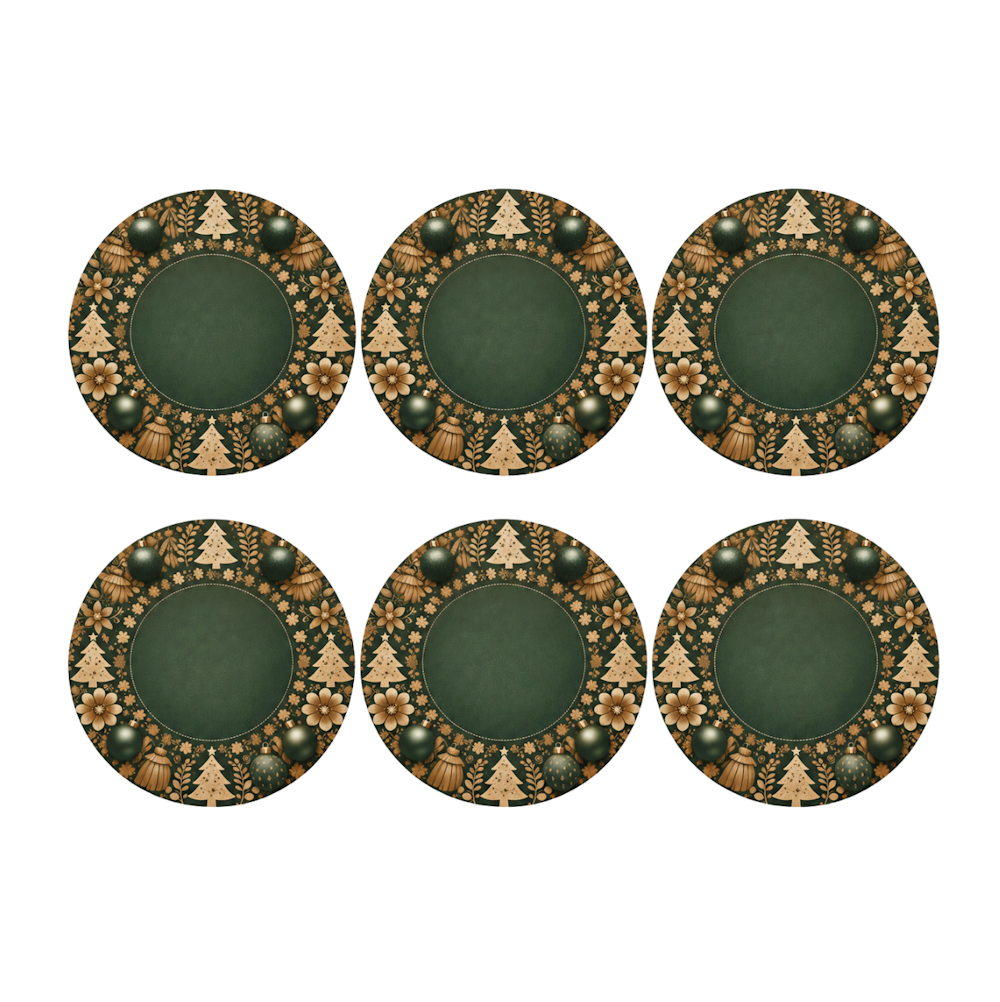 6x 38cm Christmas Themed Placemats_1