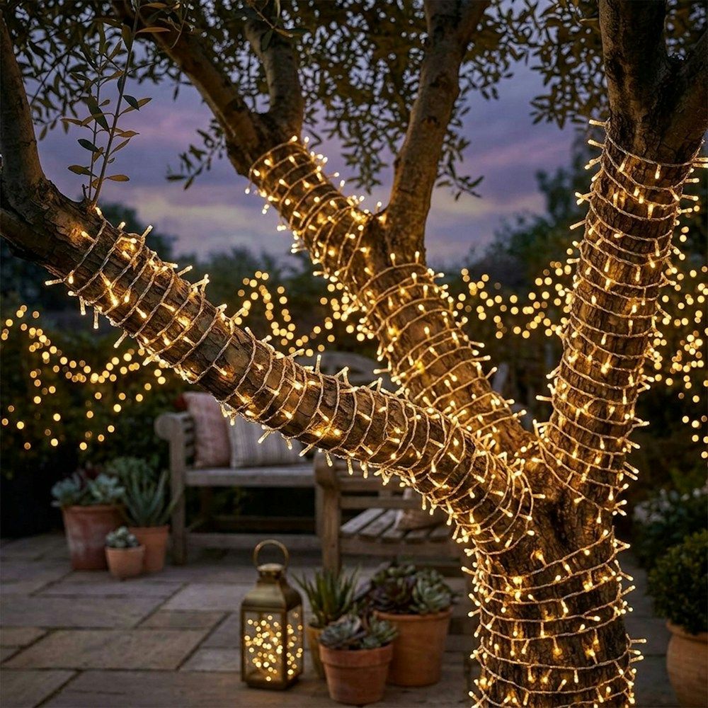 2m Solar LED String Lights