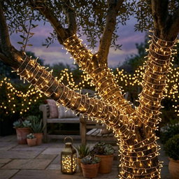 2m Solar LED String Lights