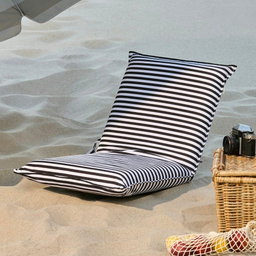 Adjustable Reclining Water-Resistant Beach Chair with Carry Handle