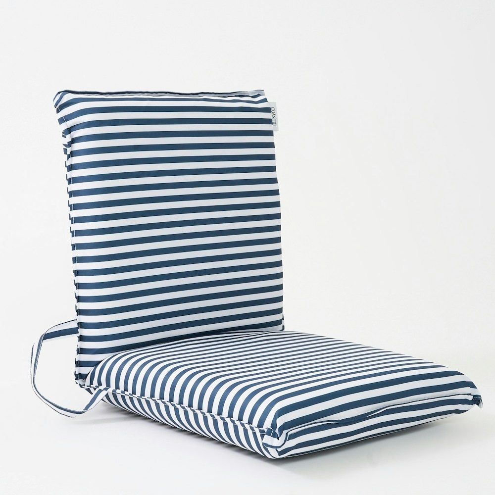 Adjustable Reclining Water-Resistant Beach Chair with Carry Handle_2