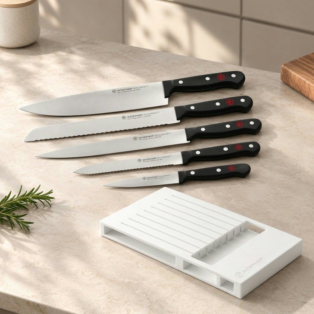 5-Piece Gourmet Knife Set With Drawer Organiser_0