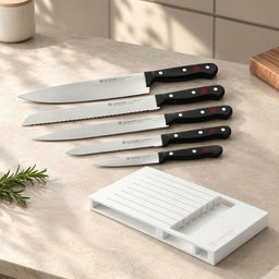 5-Piece Gourmet Knife Set With Drawer Organiser