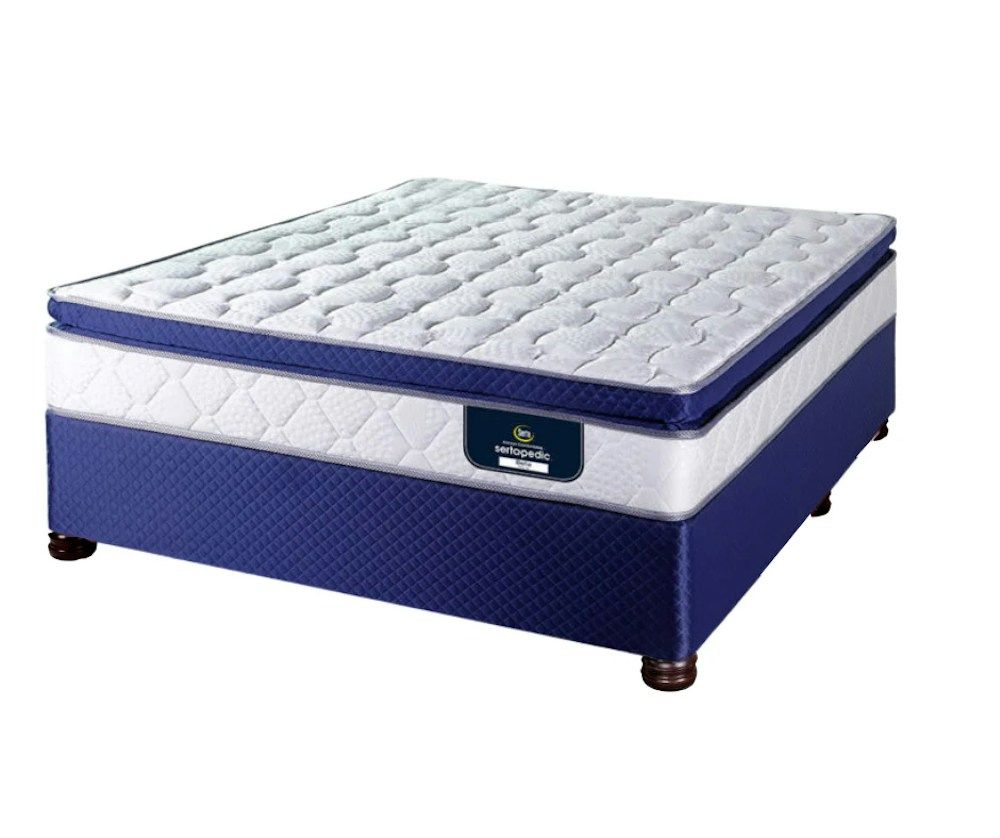 SertaPedic Bella PowerCoil Technology Pillow Top Flip Free Mattress or Bed Set