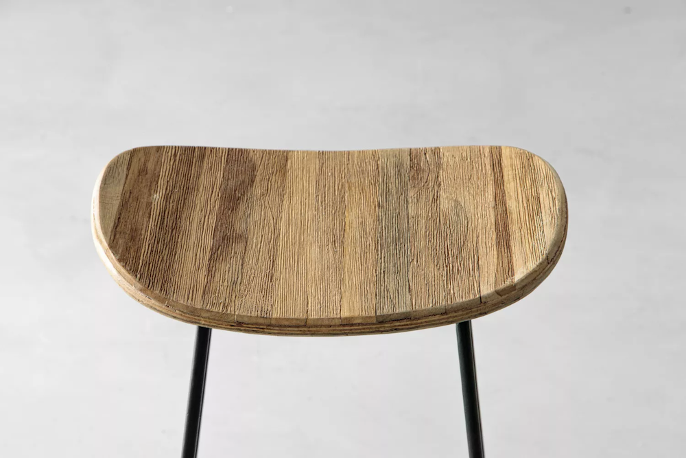 Solid Teakwood Dining Stool_2
