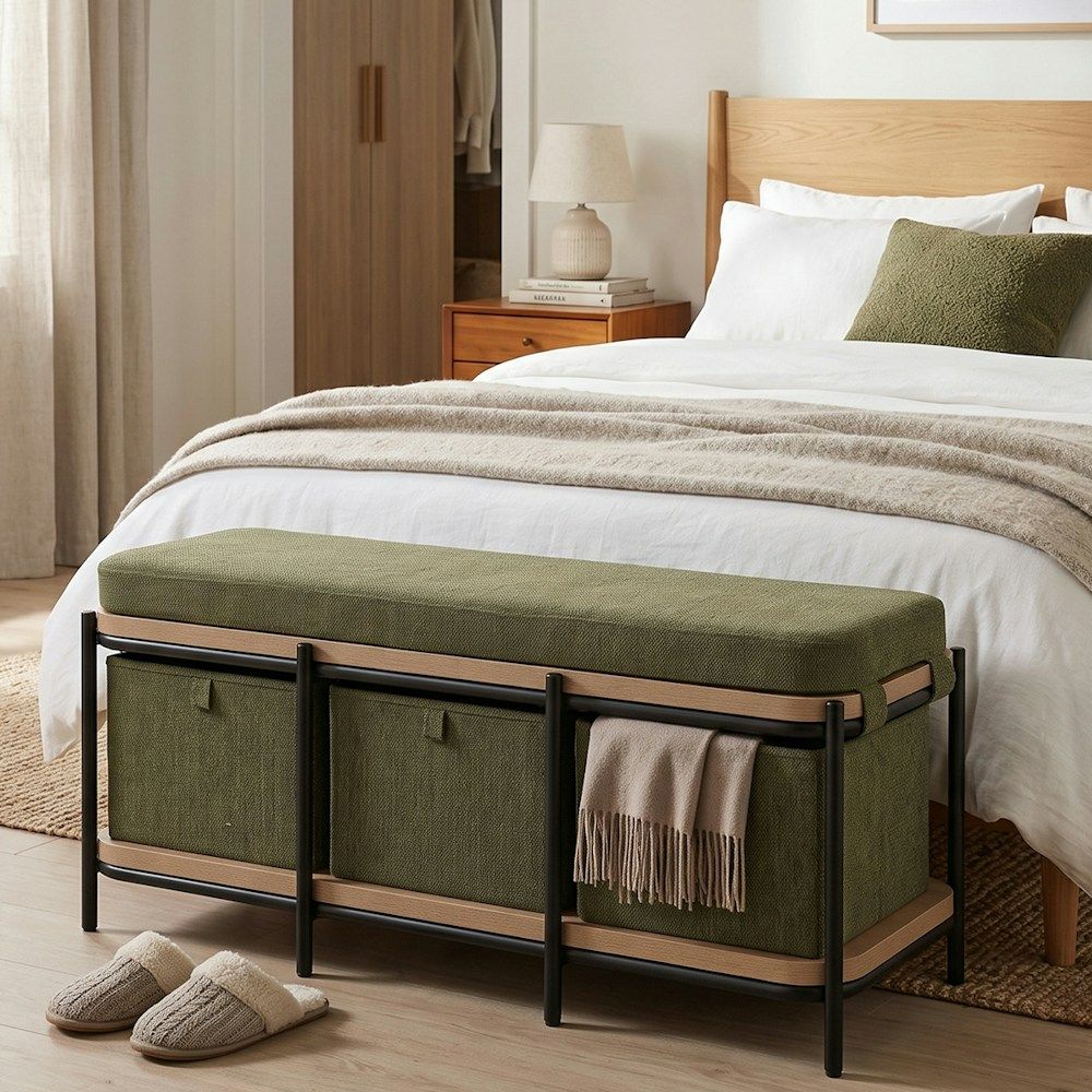 Caden Cushion Storage Bench