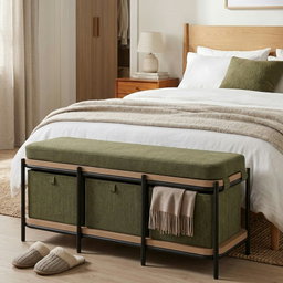 Caden Cushion Storage Bench