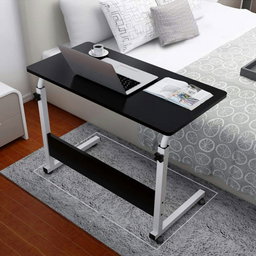 Portable Laptop Desk With Adjustable Stand & Wheels