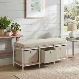 Caden Cushion Storage Bench