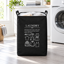 Fabric Foldable Laundry Basket