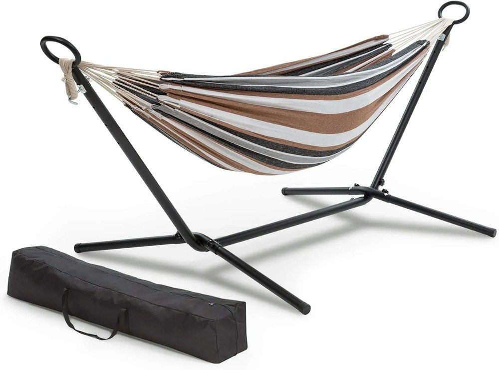 Portable Free Standing Hanging Hammock Lounger Chair_1