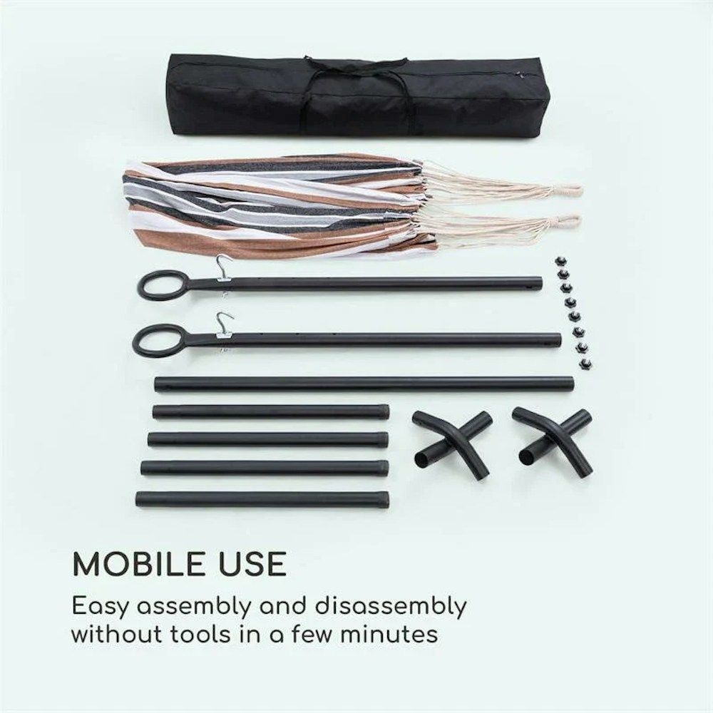Portable Free Standing Hanging Hammock Lounger Chair_2