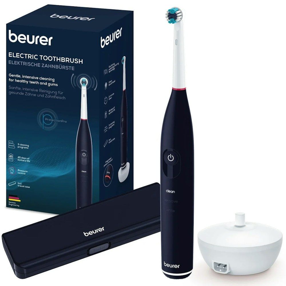 45 Day Long Electric Toothbrush with 8 Spare Heads_0