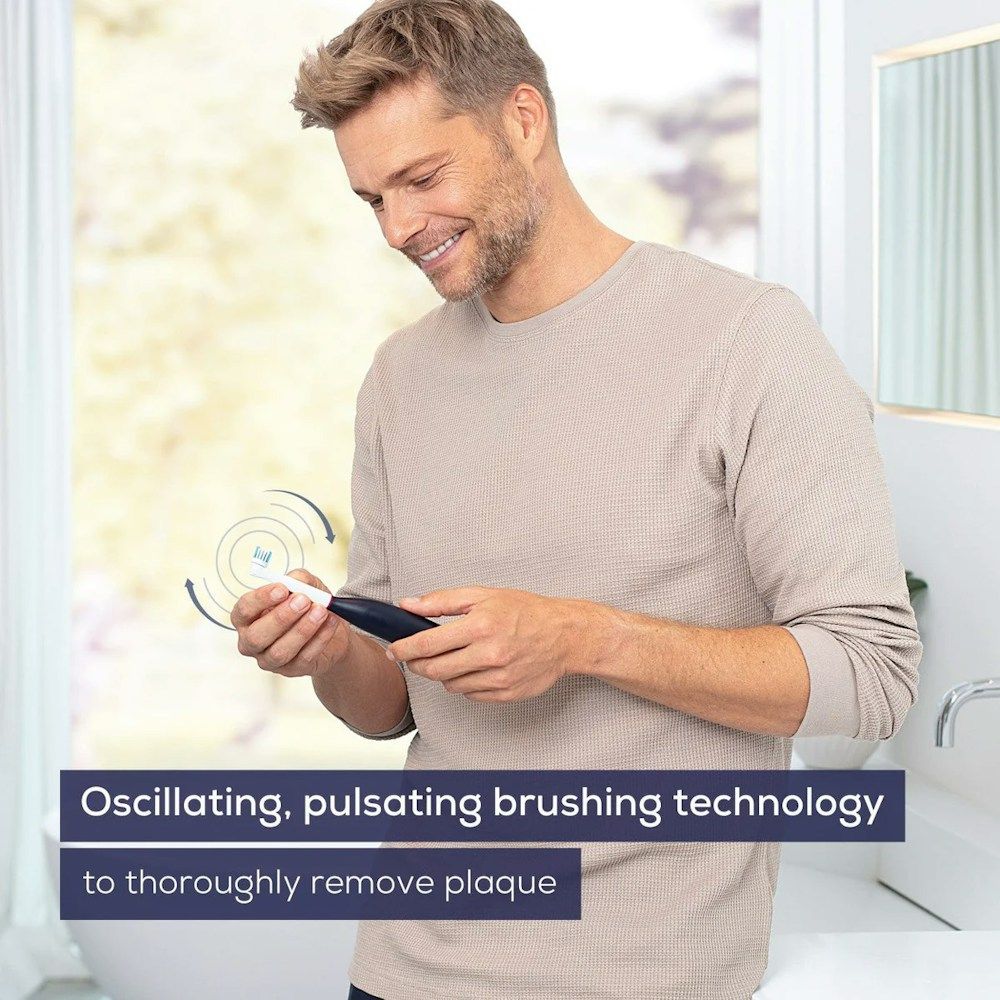 45 Day Long Electric Toothbrush with 8 Spare Heads_3