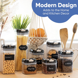 7-Piece Air Tight Food Storage Containers with Labels & Marker