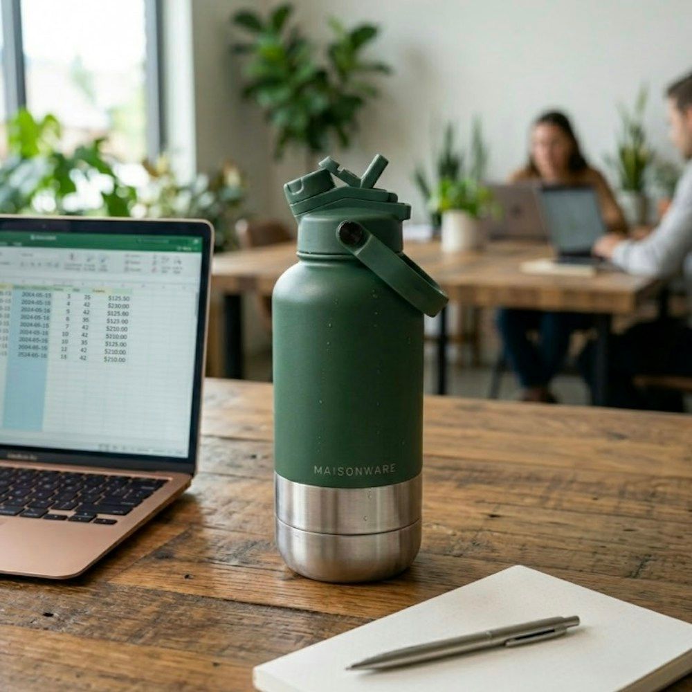 Multi-Compartment Stainless Steel Pet Bottle with 4-in-1 Lid_1