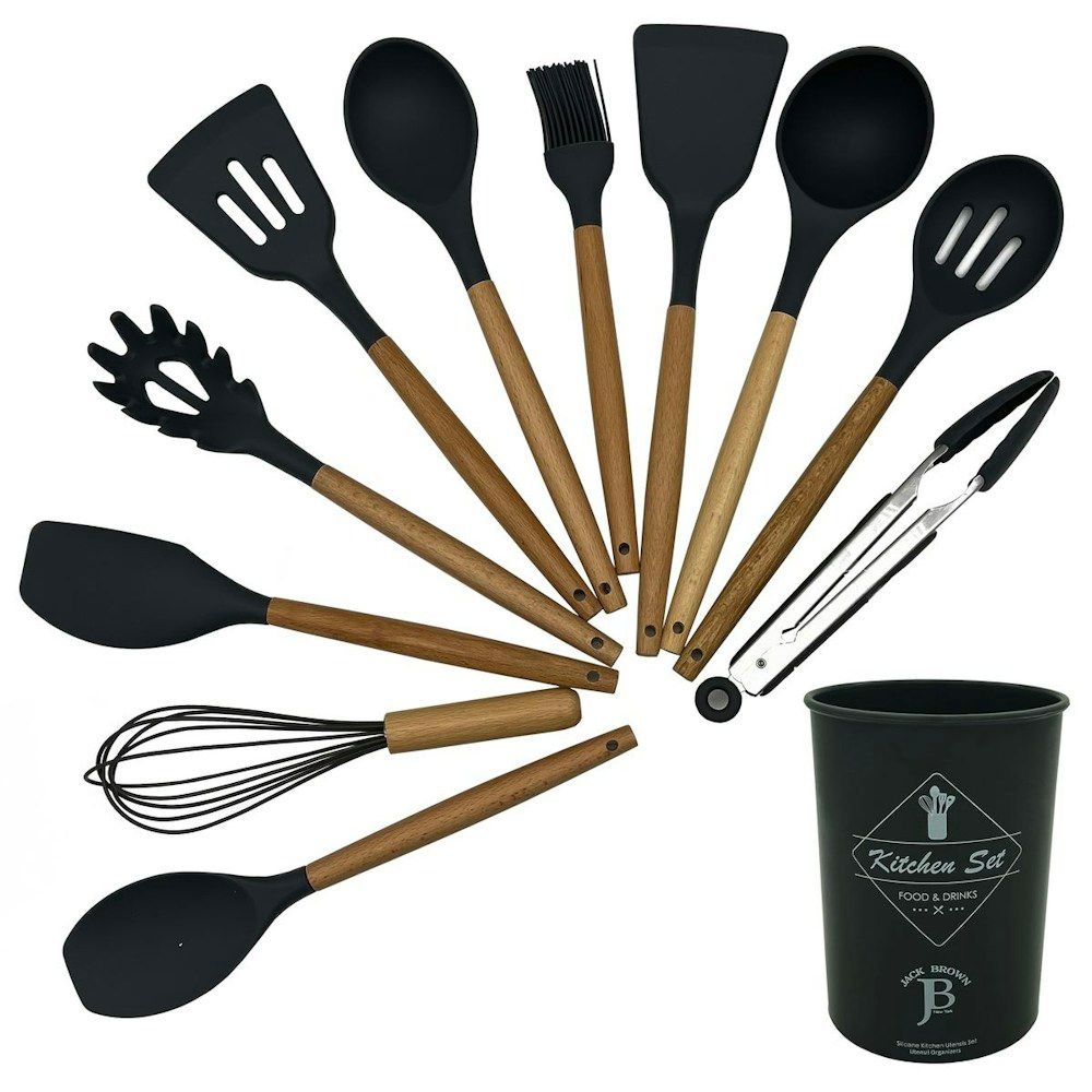 12-Piece Non-Stick Silicone Kitchen Utensil Set_3