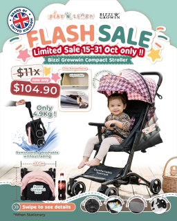 🇬🇧BIZZI GROWIN THE NOMAD – COMPACT STROLLER 