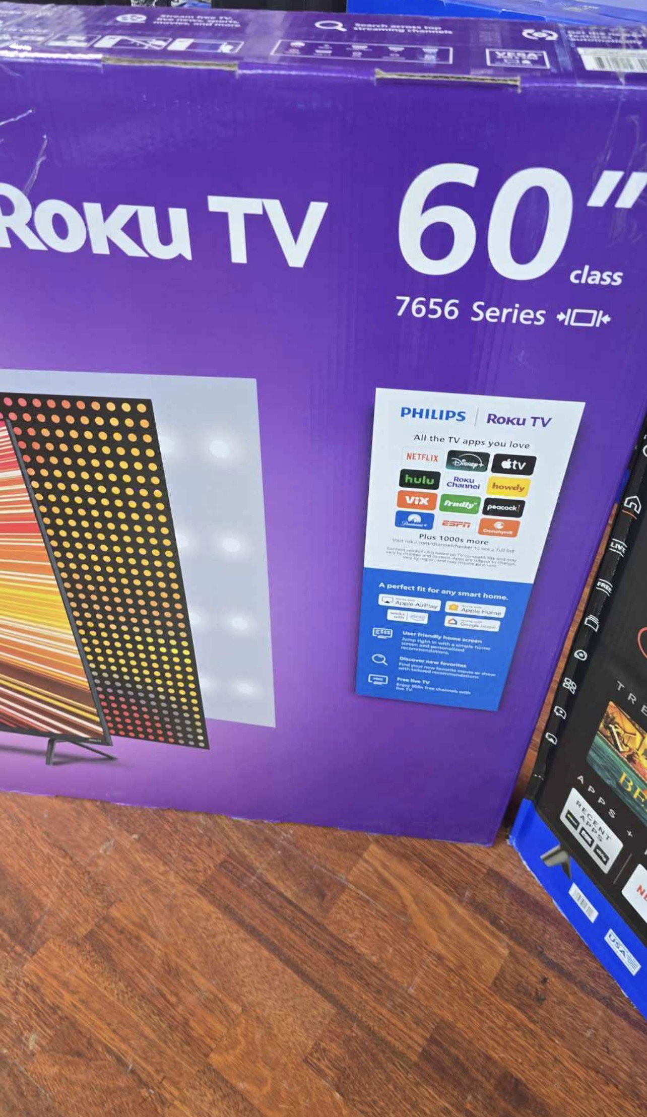 Philips Roku TV 60 بوصة – Series 7656 – تلفاز ذكي QLED 4K UHD HDR – ضمان 6 أشهر_2