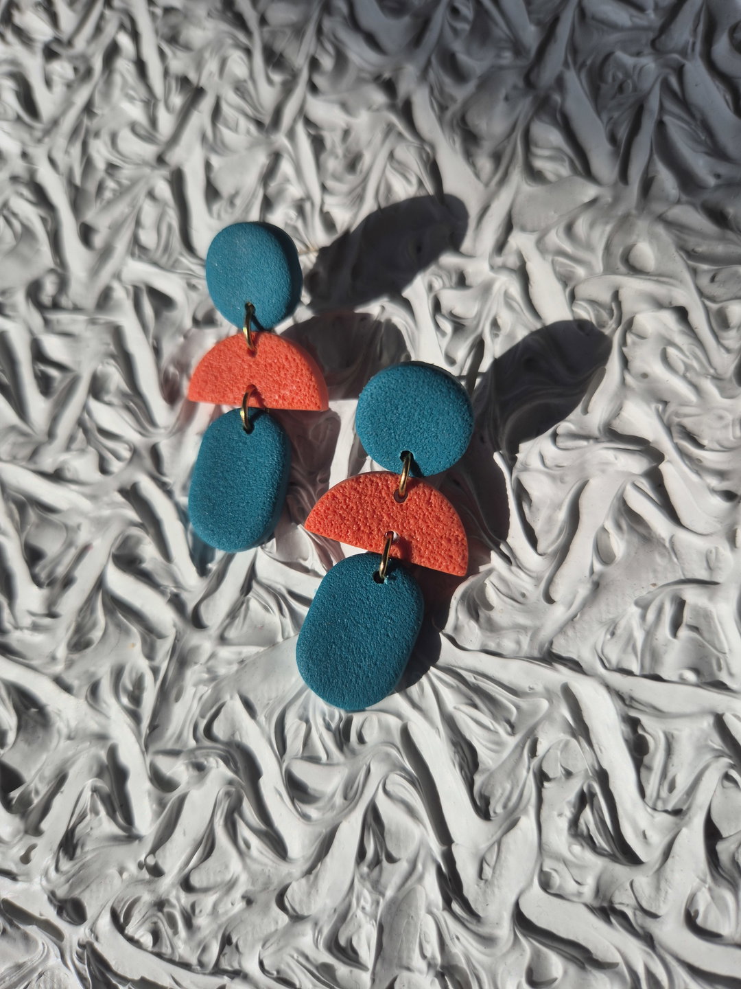 Jellybeans - deep turq and tangerine