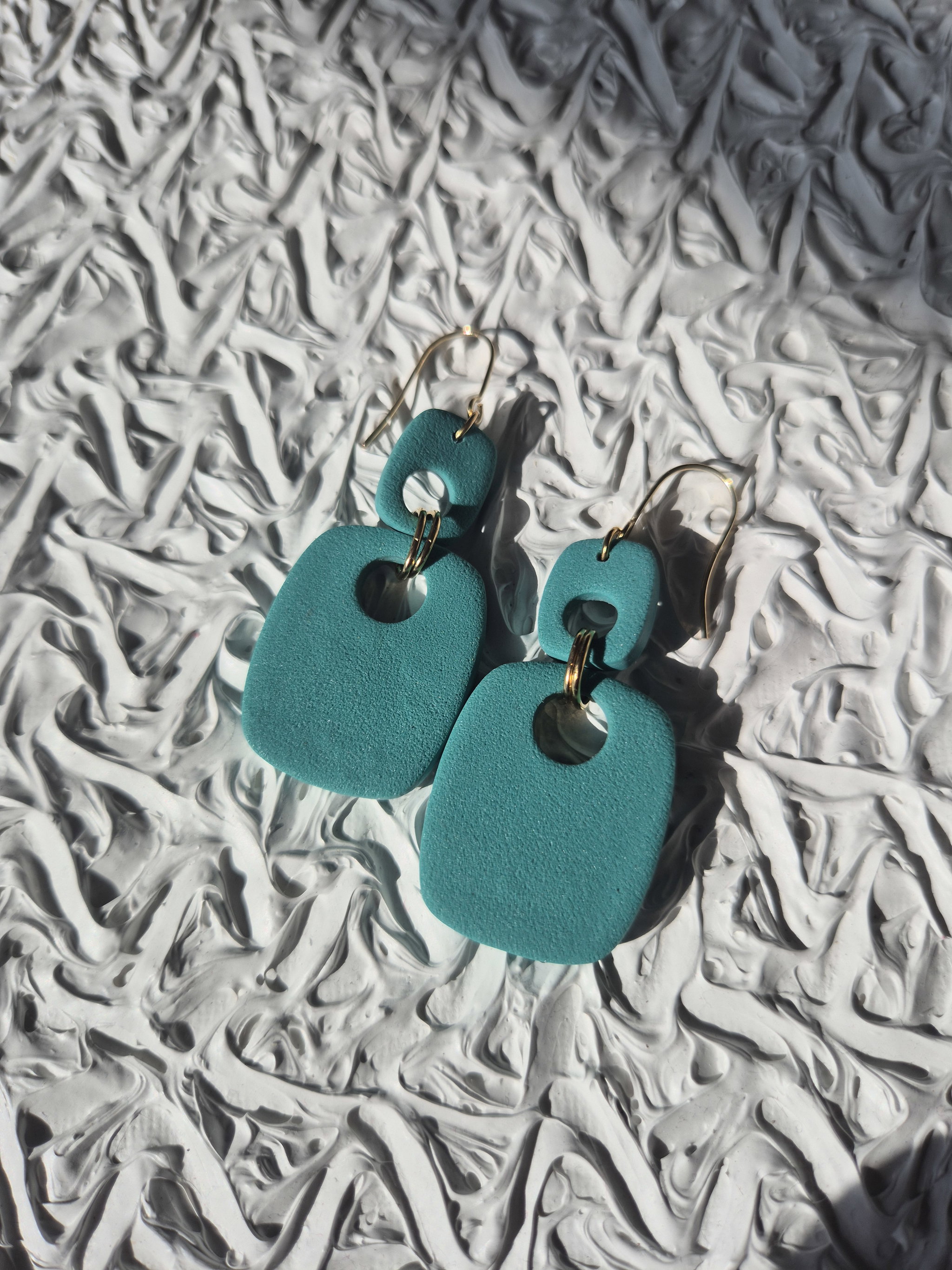 Retro window drops - muted teal_0