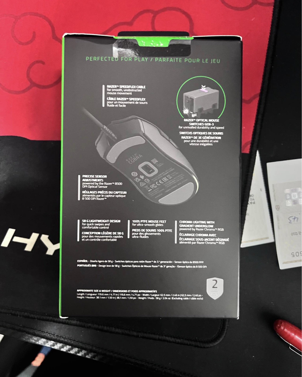 Razer Cobra – Souris Gaming Filaire RGB 8500 DPI_1
