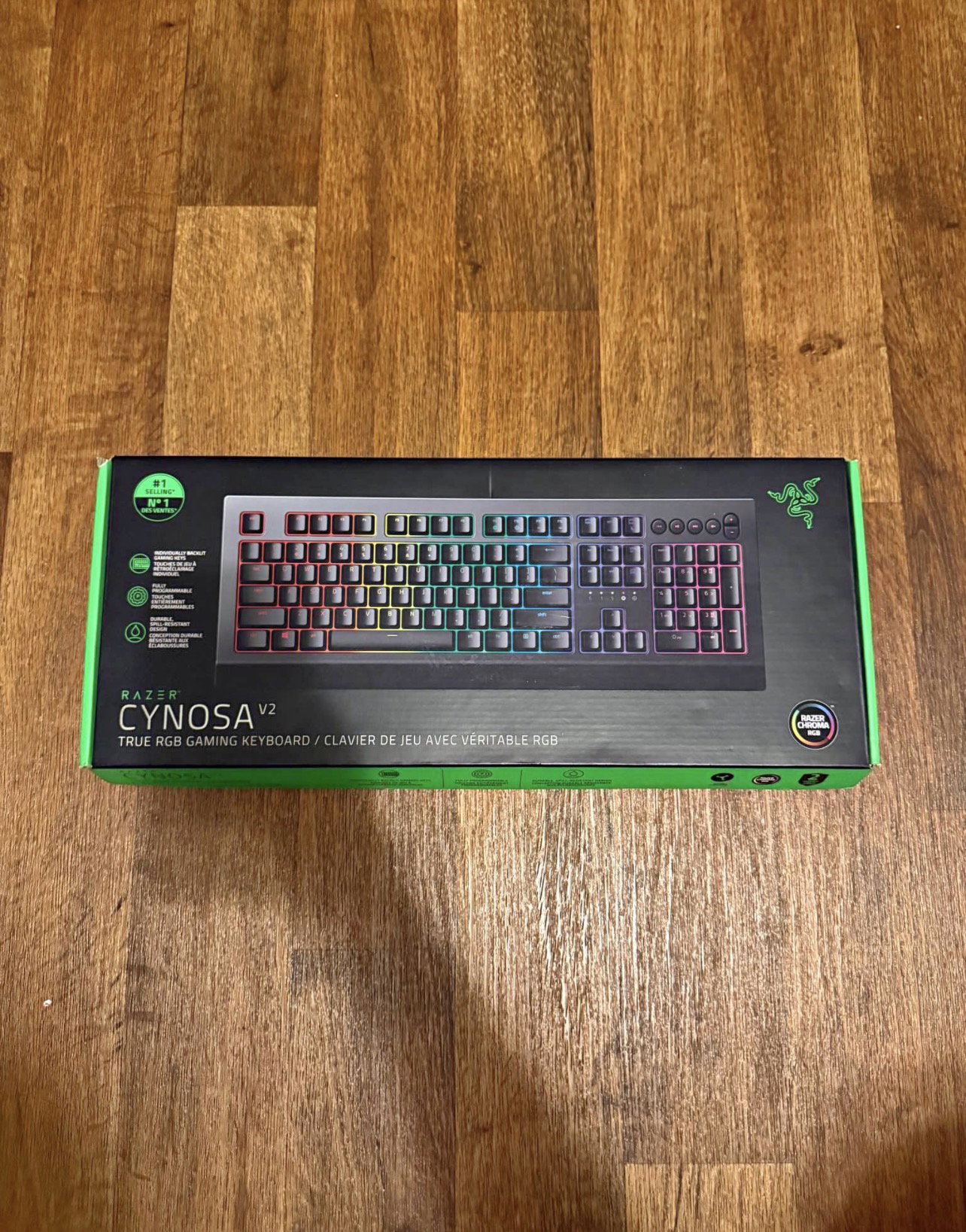 Razer Cynosa V2 – Clavier Gaming RGB – AZERTY/QWERTY à confirmer