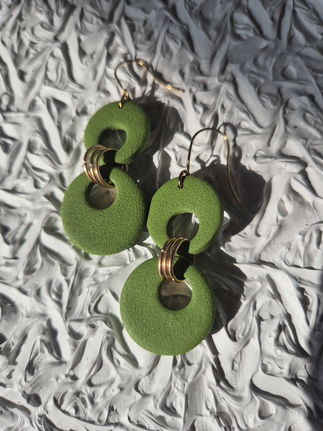 Matcha candy rings - matcha green