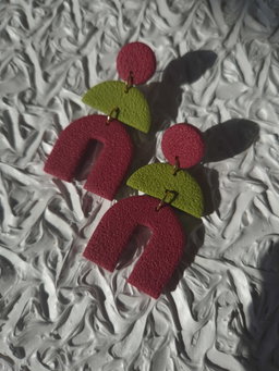 Berry melon - deep berry and green