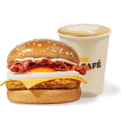 Chicken brekkie bacon & coffee 