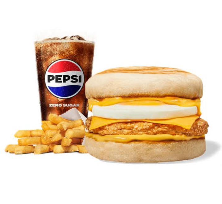 Chicken English muffin meal 