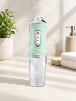 Portable Green Cordless Electric Water Flosser And Oral Irrigator With a 230ml Water Tank 