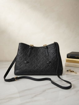 Lv black embossed