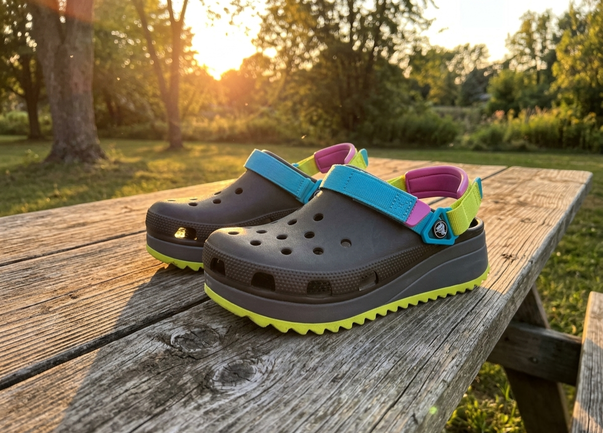Neon Trail Platform Clogs.High-Energy Outdoor Drip 🔹️MASTER EDITION🔹️