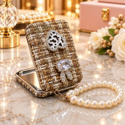 Foldable Pocket Makeup Mirror