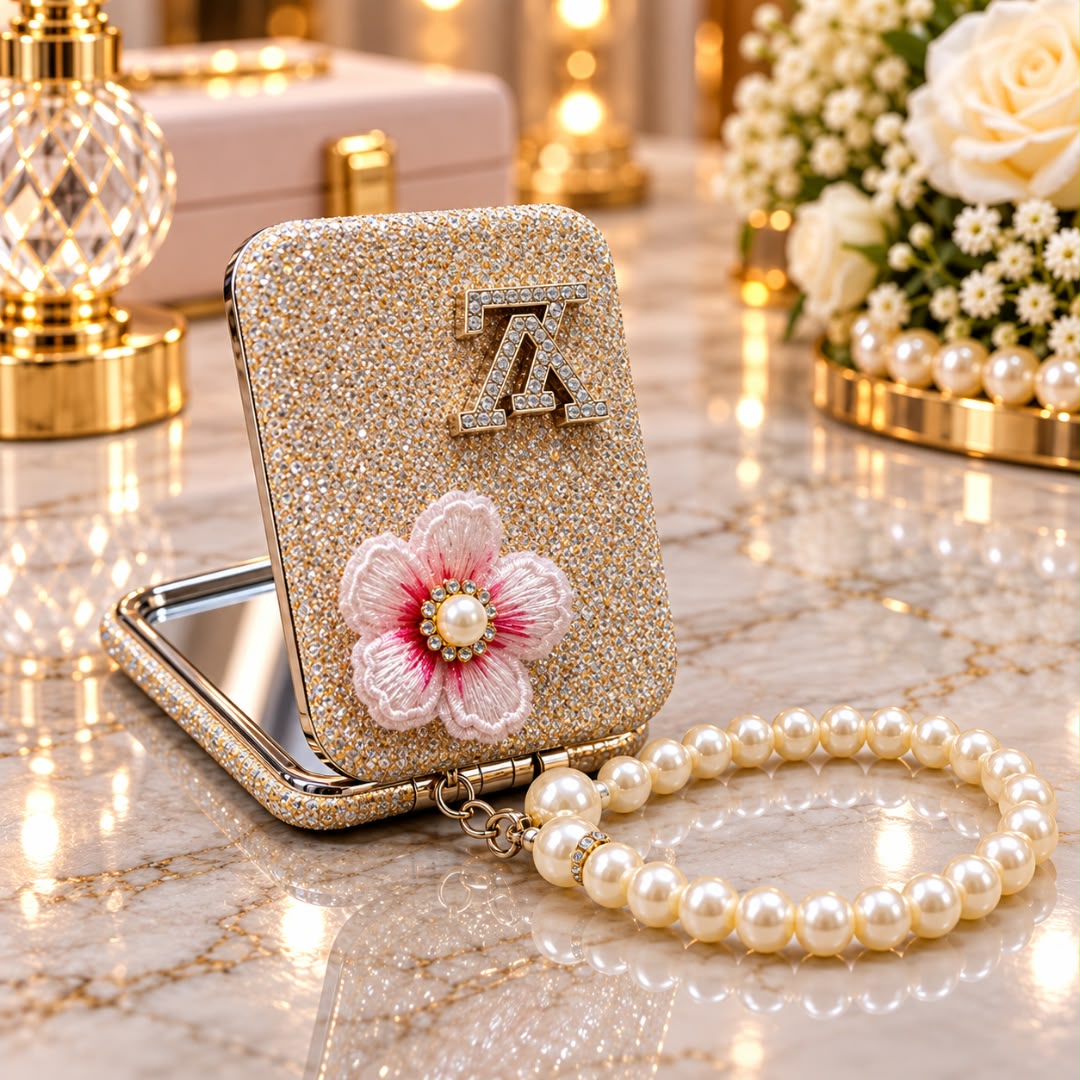 Foldable Pocket Makeup Mirror