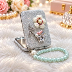 Foldable Pocket Makeup Mirror