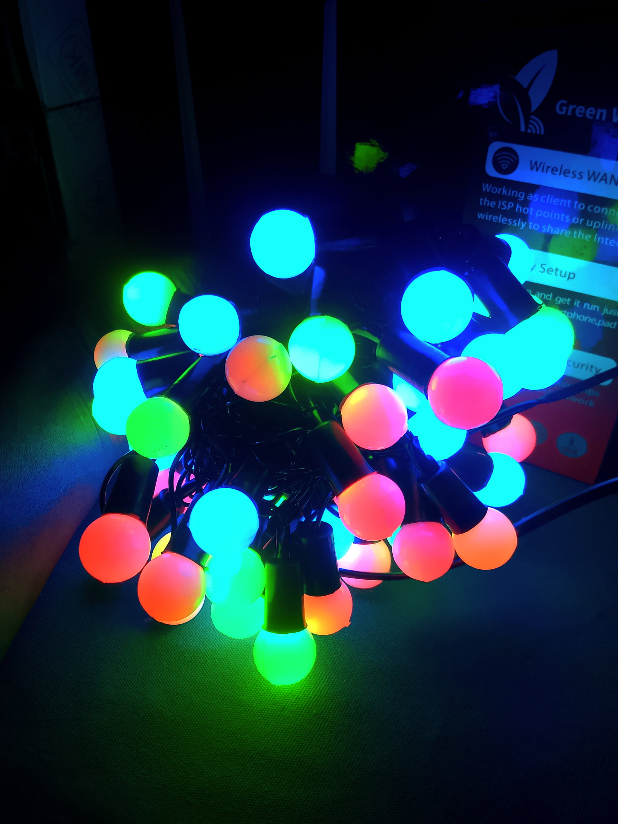 Multi Color Boll Light 15 Feet_0