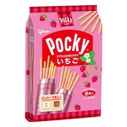 Glico 固力果 Pocky 草莓朱古力味 8袋裝