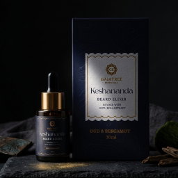 KESHANANDA Beard Elixir – Oud & Bergamot | 30ml
