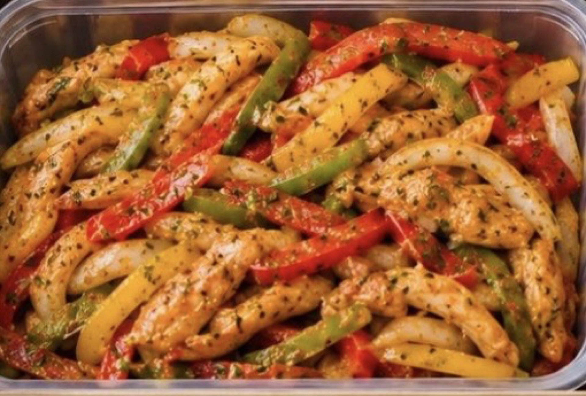 Chicken fajitas