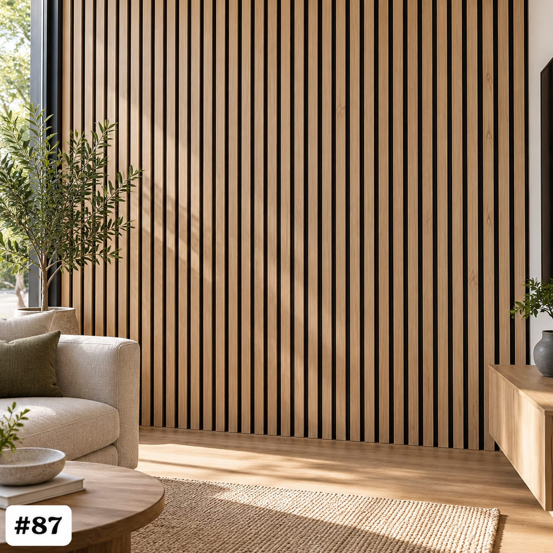 PANEL ACUSTICO ROBLE NATURAL 275X61CM