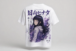 Hinata Hyuga – Byakugan Princess Oversized Anime T-Shirt | DYNOSHI