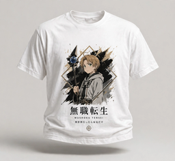 Rudeus Greyrat – Mushoku Tensei Oversized Anime T-Shirt | DYNOSHI
